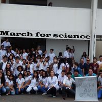 Pesquisadores e estudantes do IFMT apoiaram o movimento Marcha pela Ciência - Campus Bela Vista