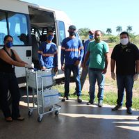 IFMT Rondonópolis dia álcool 70% para Secretaria Municipal de Saúde, PM e Índios Boróros