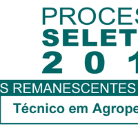 Processo de Seleção Simplificada - Curso Técnico Subsequente em Agropecuária (VAGAS REMANESCENTES)